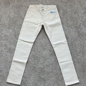 AG Adriano Goldschmied “Tellis” Off-White Denim Pants